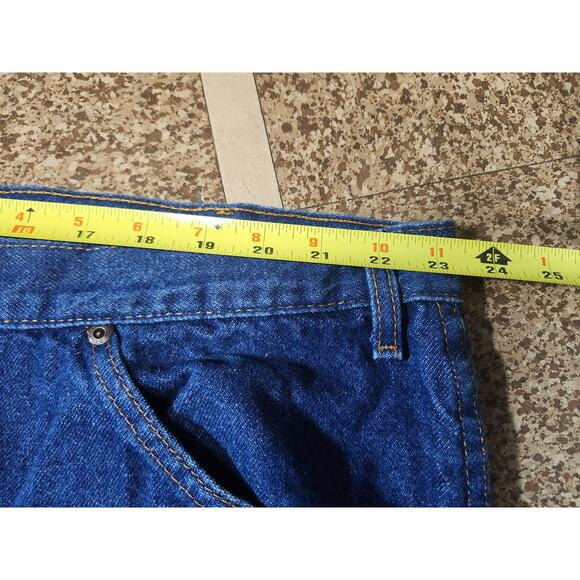 Dickies Men’s 48x28.5 Blue Denim Jeans – Relaxed Fit Workwear Straight Leg - Picture 3 of 10